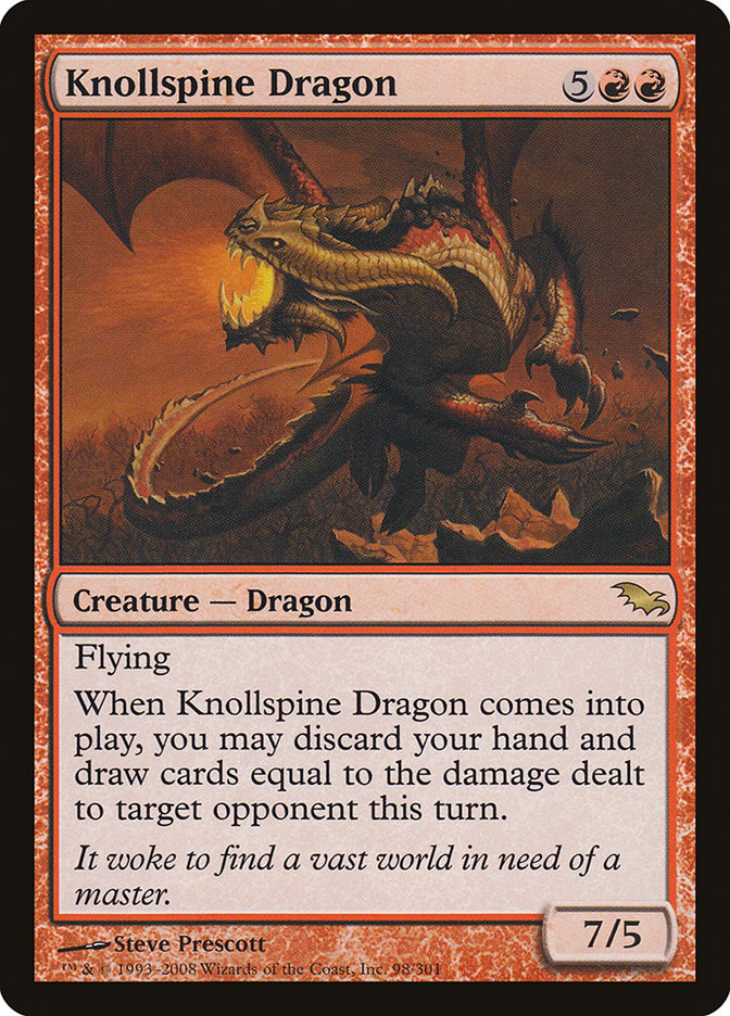 Knollspine Dragon - Foil